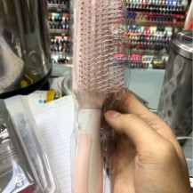Lược bán nguyệt nhựa màu