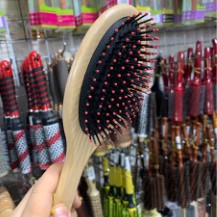 Lược bàn gỗ tròn to